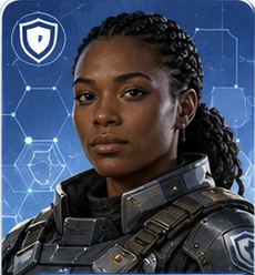 Portrait representing Shield, security reviewer